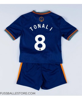 Günstige Newcastle United Sandro Tonali #8 3rd trikot Kinder 2025-26 Kurzarm (+ Kurze Hosen)
